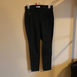 Dark Green Pull-On Jeans